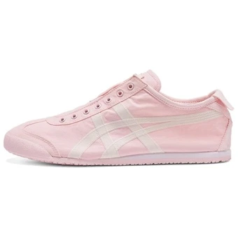 Кеды Onitsuka Tiger MEXICO 66 SLIP-ON, розово-белые, унисекс | Китай.рф