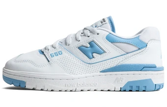 Кроссовки New Balance NB 550 женские голубые с белым | Китай.рф