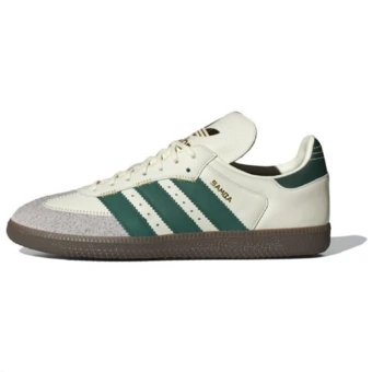 Женские кеды adidas originals Samba OG цвета слоновой кости и зеленого | Китай.рф