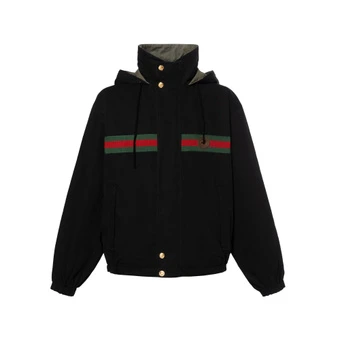 Мужская куртка GUCCI с вышитым логотипом, черная | Китай.рф