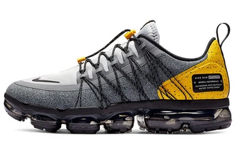 Кроссовки Nike Vapormax Run мужские беговые, серо-желтые | Китай.рф