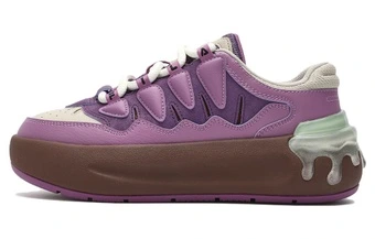 Женские кроссовки FILA CARROT 1.0, низкие кеды фиолетово-коричневые | Китай.рф