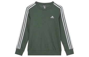 Женский свитшот adidas FW24 ретро спортивные полосы с начесом | Китай.рф