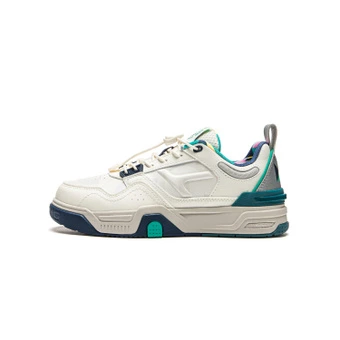 Кроссовки для скейтбординга Li Ning YOUNG из искусственной кожи, низкие, экрю, унисекс | Китай.рф