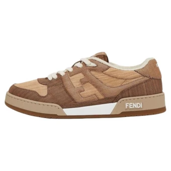 FENDI Match Low Top Sneakers мужские, коричневые | Китай.рф