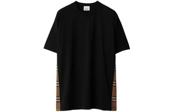 Футболка Burberry SS24 женская черная с круглым вырезом | Китай.рф