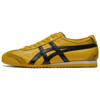 Кроссовки Onitsuka Tiger MEXICO 66 NM Low top Casual Shoes унисекс, желто-черные | Китай.рф