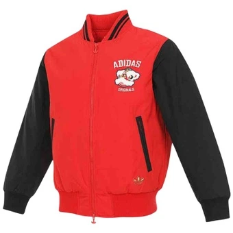 Куртка Adidas Originals Padded Jacket для подростков красная | Китай.рф