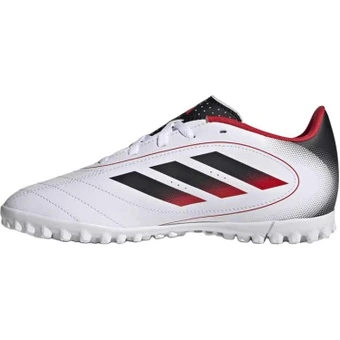 Детские низкие футбольные бутсы Adidas GOLETTO 9 бело-черные | Китай.рф