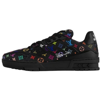 Кроссовки для скейтборда Louis Vuitton Takashi Murakami Trainer черные | Китай.рф