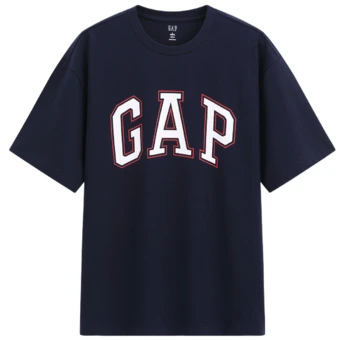 Футболка GAP унисекс с круглым вырезом, умеренно прямой крой | Китай.рф