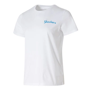 Футболка Skechers T Shirt женская, модная серия, белая | Китай.рф