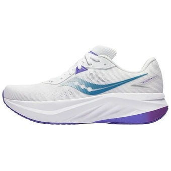 Кроссовки Saucony TIDE 3 с нейлоновой пластиной, бело-сине-фиолетовые | Китай.рф