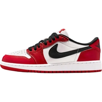 Jordan Air Jordan 1 Retro Low OG GS, красные с белым | Китай.рф