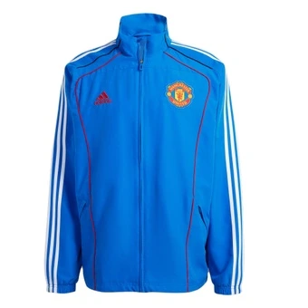 Мужская синяя куртка adidas Manchester United Track UBP TOP | Китай.рф
