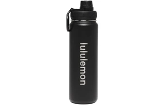 Кружка-термос Lululemon Back To Life, черная 710мл | Китай.рф