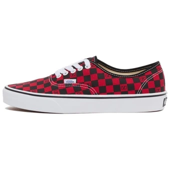 Кроссовки для скейтборда Valentino x Vans Authentic низкие черные/красные | Китай.рф