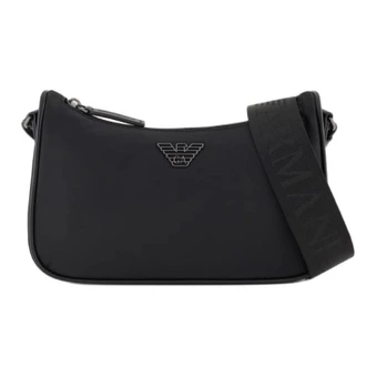 Сумка EMPORIO ARMANI Polyamide Shoulder Bag Mini, черная | Китай.рф