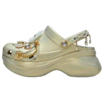Клоги Crocs золотые для женщин | Китай.рф