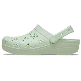 Crocs Classic Stamen EVA Clogs — легкие и дышащие женские сабо зеленого цвета | Китай.рф
