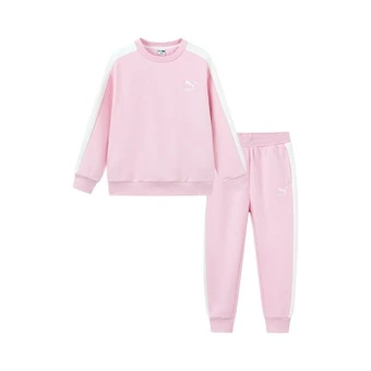 Повседневный спортивный костюм PUMA T7 Sportstyle для детей 3-7 лет, розовый | Китай.рф