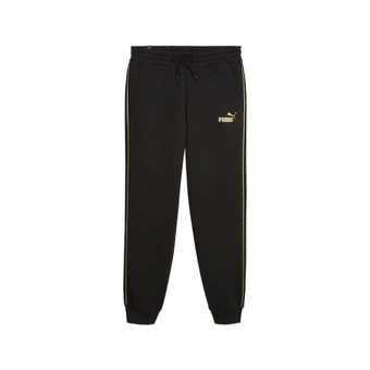 Трикотажные спортивные брюки PUMA Essentials+MINIMAL GOLD TAPE женские черные | Китай.рф