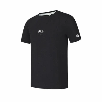 Футболка FILA Fitness SS25 Athletics мужская, темно-черная | Китай.рф