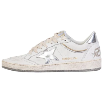 Женские кеды Golden Goose Ball Star белые кожаные | Китай.рф