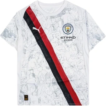 Футбольная майка PUMA Manchester City 2025 домашняя фанатская версия унисекс | Китай.рф