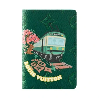 Картхолдер LOUIS VUITTON x Nigo Pocket Organizer, зеленый | Китай.рф