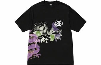 Футболка Stussy с принтом, унисекс, коллекция SS23 | Китай.рф