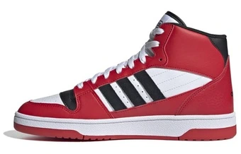 Унисекс кеды Adidas Cf Super Hoops Mid красные черные высокие | Китай.рф