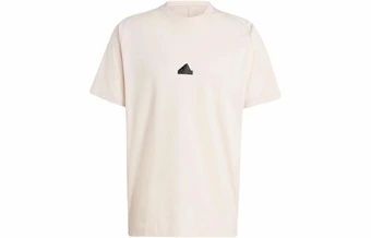 Футболка Adidas Z.N.E. Мужская Бежевая Круглый Ворот Прямой Крой | Китай.рф