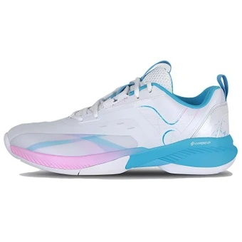 VICTOR Cushioning Slip Resistant Abrasion Resistant Low top Badminton Shoes Unisex White Blue | Китай.рф