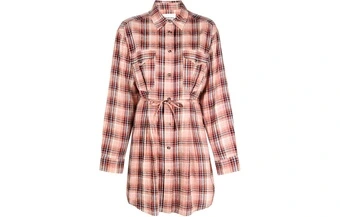 ISABEL MARANT ETOILE Long Sleeved Dress Женское платье с длинным рукавом, светло-оранжевое | Китай.рф