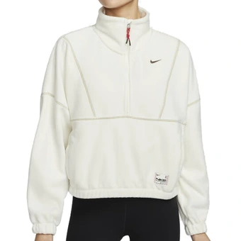 Женский свитшот Nike с воротником-стойкой, белый | Китай.рф