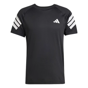 Футболка Adidas Icon3 Stripes Tee черная/белая мужская | Китай.рф