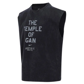 Майка Nike Cotton Tank Top черная мужская | Китай.рф