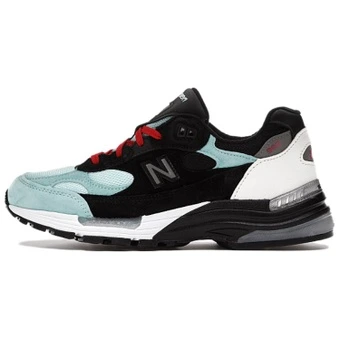 Кроссовки New Balance 992 Amoeba Music x Nice Kicks унисекс черно-зеленые | Китай.рф