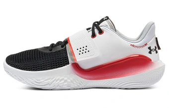 Баскетбольные кроссовки Under Armour Flow FUTR X 1 низкие, унисекс, бело-черные | Китай.рф