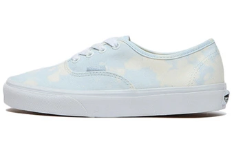 Унисекс кроссовки Vans Authentic Канвас Ретро, бело-голубые | Китай.рф