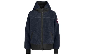 Женское флисовое худи Canada Goose Simcoe оверсайз синее | Китай.рф