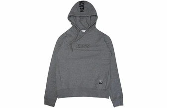 Heather Grey Wall x Казура Ики Толстовка Унисекс с Вышивкой | Китай.рф