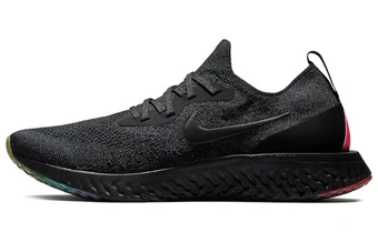 Кроссовки Nike Epic React Flyknit 1 (черно-розовый) | Китай.рф