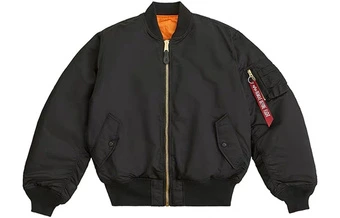 Alpha Industries MA-1 Flight Jacket классическая летная куртка черная | Китай.рф
