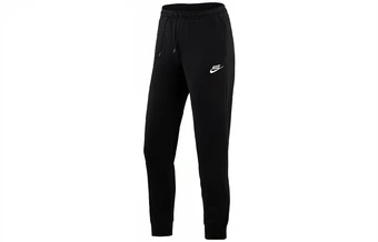 Женские спортивные штаны Nike с логотипом и регулируемой талией, черные | Китай.рф