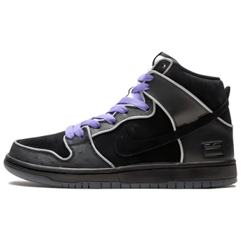 Nike Dunk SB Black Purple Box Высокие мужские кроссовки для скейтборда | Китай.рф