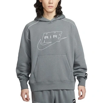 Nike Air Sweatshirts Men's Gray Hooded Moderate | Китай.рф