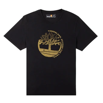 Футболка Timberland SS25 мужская черная | Китай.рф