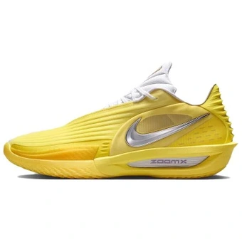 Кроссовки Nike GT Cut 3 Turbo баскетбольные унисекс бело-жёлто-фиолетовые | Китай.рф